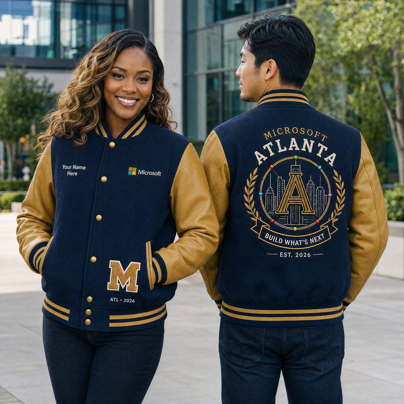 Microsoft Atlanta Letterman Jacket — LGP project