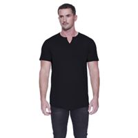 Men's Cotton/Modal Slit V-Neck Thumbnail