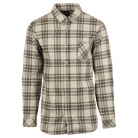 Woven Plaid Flannel With Biased Pocket Thumbnail