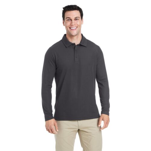 Men's Fusion ChromaSoft™ Long-Sleeve Pique Polo Thumbnail