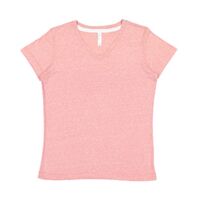 Ladies' V-Neck Harborside Melange Jersey T-Shirt Thumbnail