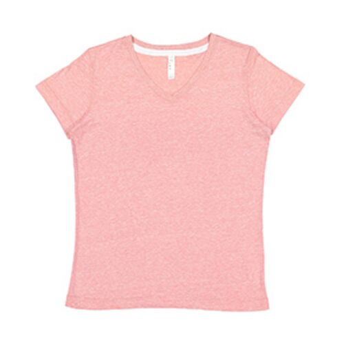 Ladies' V-Neck Harborside Melange Jersey T-Shirt Thumbnail