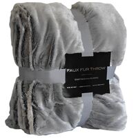 Faux Fur Sherpa Blanket Thumbnail