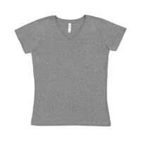 Ladies' V-Neck Fine Jersey T-Shirt Thumbnail