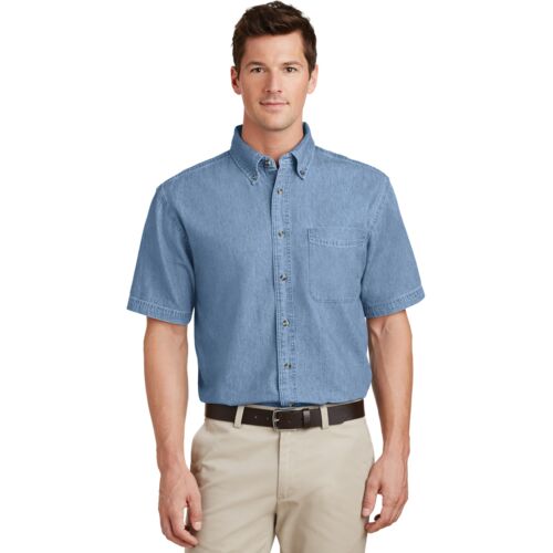 Short Sleeve Value Denim Shirt Thumbnail
