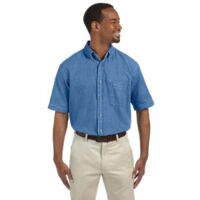 Men's Short-Sleeve Denim Shirt Thumbnail