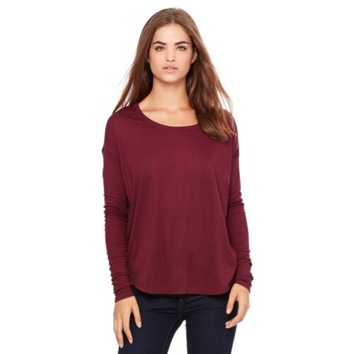 Women’s Flowy 2x1 Ribbed Long Sleeve Tee Thumbnail