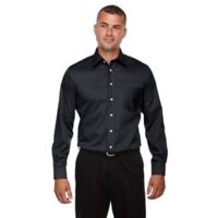 Men's Crown Collection® Tall Solid Stretch Twill Woven Shirt Thumbnail