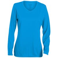 Ladies' Wicking Long-Sleeve T-Shirt Thumbnail