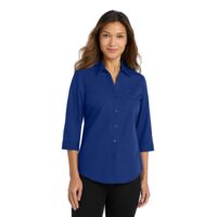 Women's 3/4 Sleeve Carefree Poplin Shirt Thumbnail