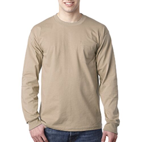 Adult USA Made Heavyweight Long-Sleeve Pocket T-Shirt Thumbnail