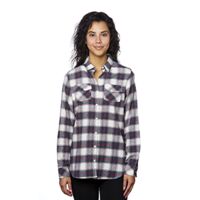 Ladies' Plaid Boyfriend Flannel Shirt Thumbnail