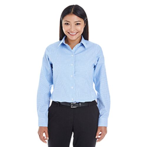 Ladies' Crown Collection® Royal Dobby Woven Shirt Thumbnail