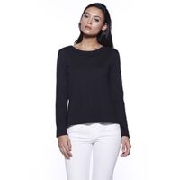 Ladies' CVC High Low Long-Sleeve T-Shirt Thumbnail
