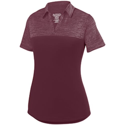 Ladies' Shadow Tonal Heather Polo Thumbnail