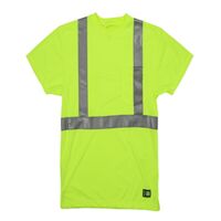 Men's Tall Hi-Vis Class 2 Performance Short Sleeve T-Shirt Thumbnail