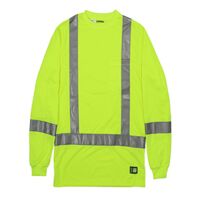 Men's Tall Hi-Vis Class 3 Performance Long Sleeve T-Shirt Thumbnail