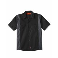 Men's Industrial Colorblocked Short Sleeve Shirt Thumbnail
