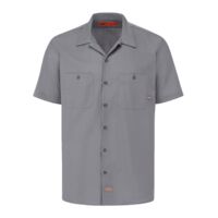 Men's Tall Industrial Short Sleeve Work Shirt Thumbnail