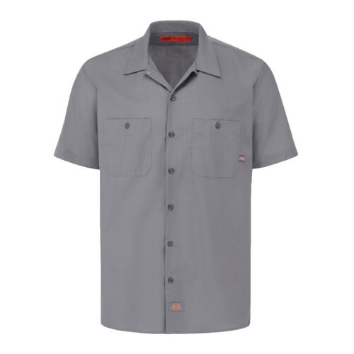 Men's Tall Industrial Short Sleeve Work Shirt Thumbnail