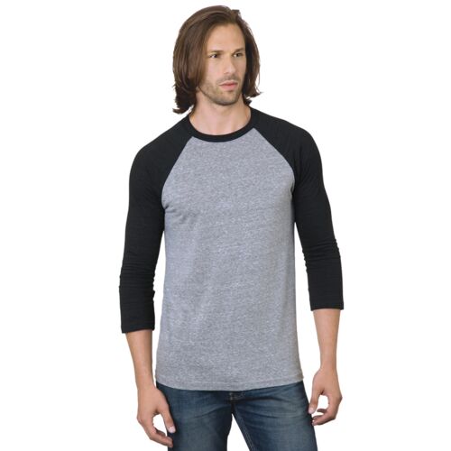 Unisex Three-Quarter Sleeve Raglan T-Shirt Thumbnail
