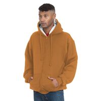 Adult USA Made Super Heavy Thermal-Lined Full-Zip Hooded Sweatshirt Thumbnail