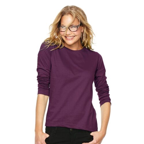 Women's Long Sleeve Premium Jersey Tee Thumbnail