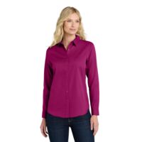 Ladies Long Sleeve SuperPro React ™ Twill Shirt Thumbnail