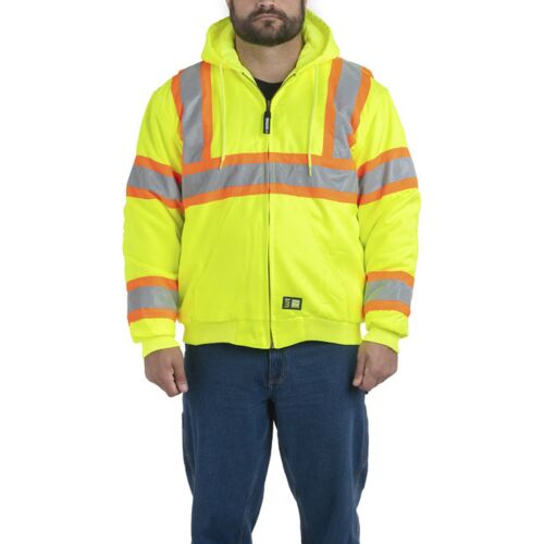 Men's Hi-Vis Class 3 Hooded Active Jacket Thumbnail